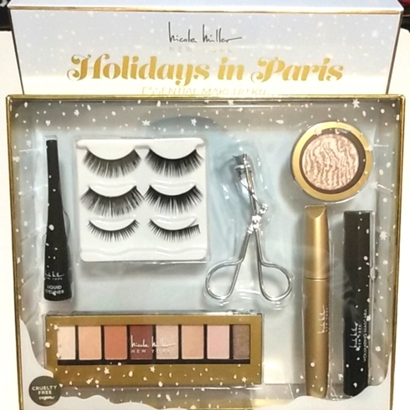 NICOLE MILLER HOLIDAYS IN PARIS 7-PIECE VEGAN MAKEUP ESSENTIALS NWT - Picture 7 of 7